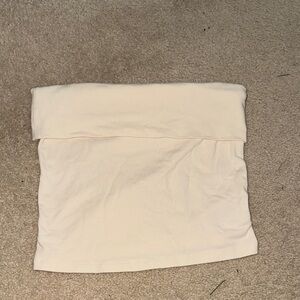 American Eagle Outfitters Cream Tube Top